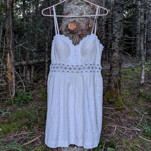 LILLY PULITZER Women's Eyelet Mini Dress, size 8